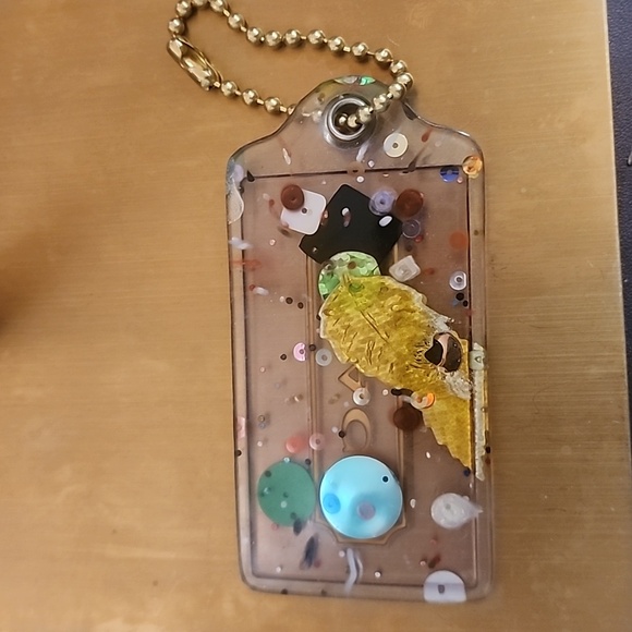 Coach Rare Gold and Multicolor 3" Hang Tag - Picture 2 of 6